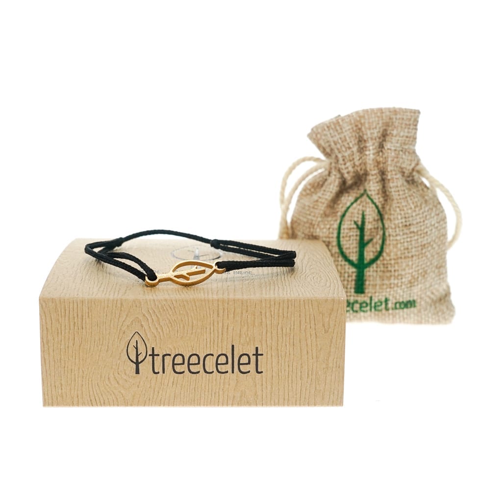 Original Treecelet + Gift Box – Gold & Black